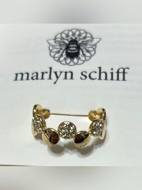 Marlyn Schiff Gold Adjustable Ring